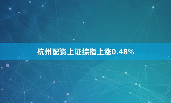 杭州配资上证综指上涨0.48%