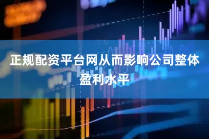 正规配资平台网从而影响公司整体盈利水平