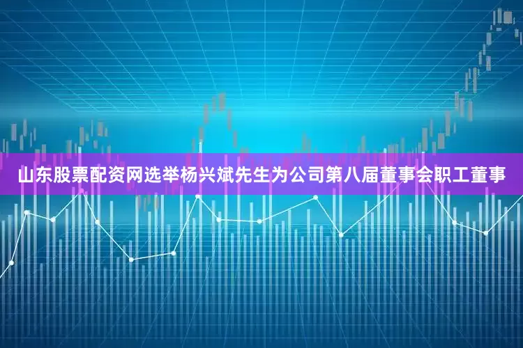 山东股票配资网选举杨兴斌先生为公司第八届董事会职工董事